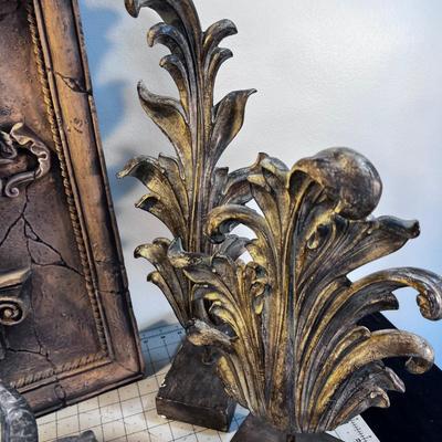 Rustic DÃ©cor Lot: Planter, Plaque and decor