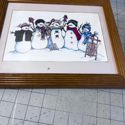 4 Pieces of Decorator Items, Plate & Pictures