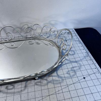 Mirrored Tray 