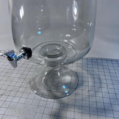 Large Glass Beverage Dispenser