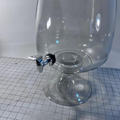 Large Glass Beverage Dispenser