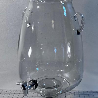 Large Glass Beverage Dispenser