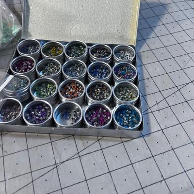 Embellishing Things; Rivets, Gromets, Flowers etc.  CUTE!