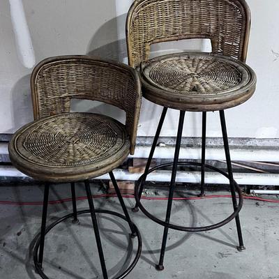Rattan Stools (2) 