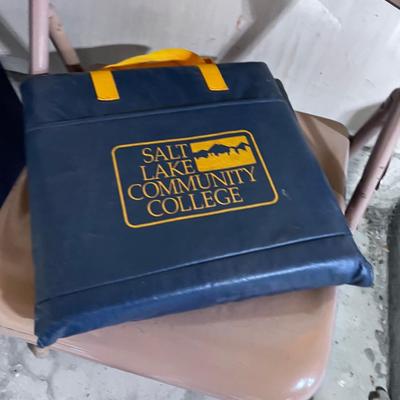 Folding Chair and a Stadium Cushion (3 pieces) 