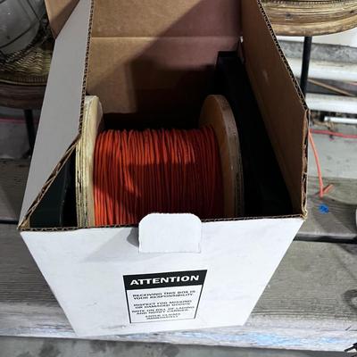 Connect UP Roll of Cable Wire Orange Stranded 