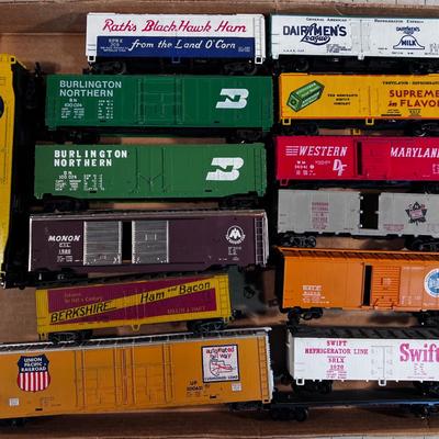 13 Various Box Cars 