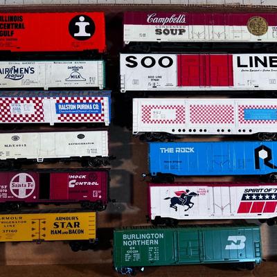 Another 12 Various Box Cars 