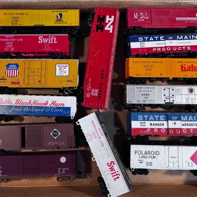 14 Various Mixed Box Cars 