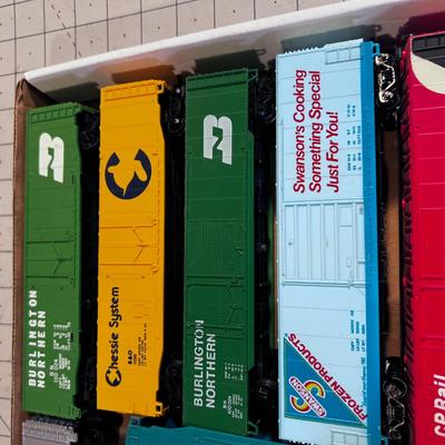 Last Tray of    13  Box Cars 