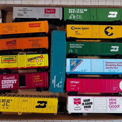 Last Tray of    13  Box Cars 