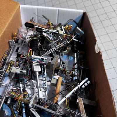 Box of About 20 Single Poles 