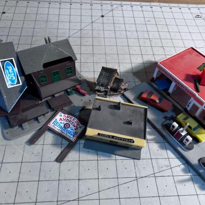 Service Station for HO Scale Scene 