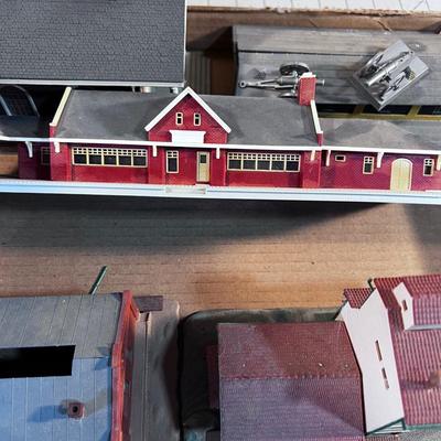 HO Scale Building for Model Train Scene; Church & Barn
