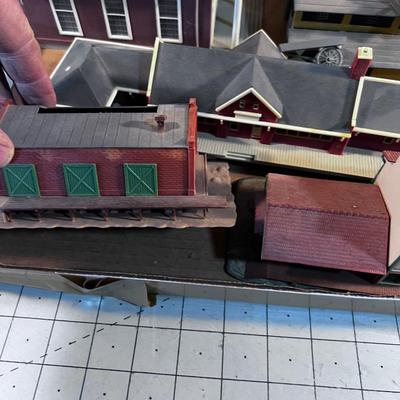 HO Scale Building for Model Train Scene; Church & Barn