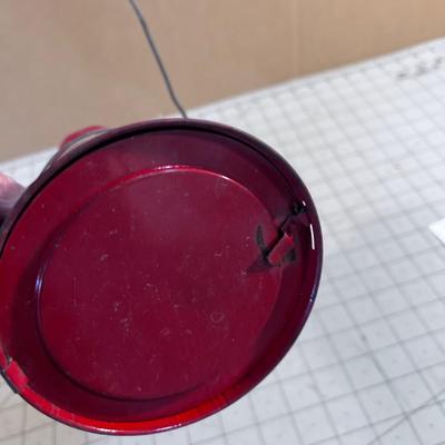 Small Red Lantern Battery Operated