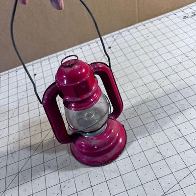 Small Red Lantern Battery Operated