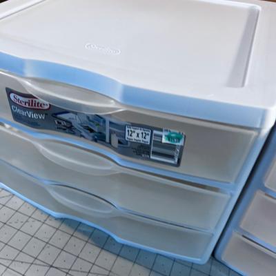 2 Sterilite Small Drawer Storage 