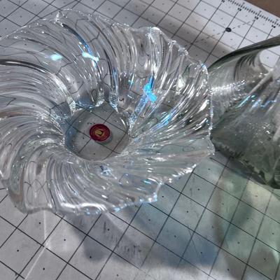 3 Pieces of Hand Blown Glass