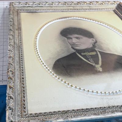 Antique Chalk Drawing, Framed
