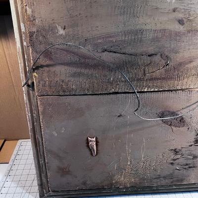 Antique Chalk Drawing, Framed