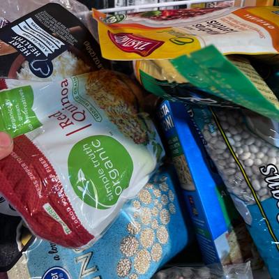 Pile of Dry Food Goods