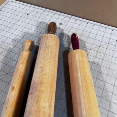 3 Rolling Pins for Cookie Making 