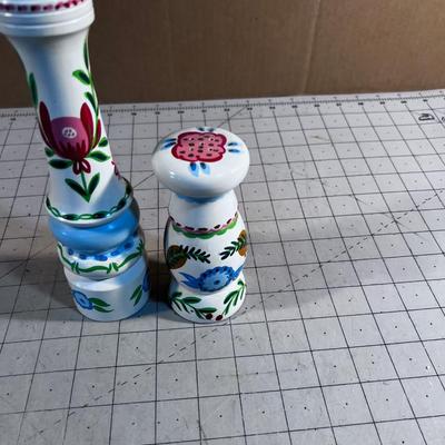 Toll Painted Salt And Pepper