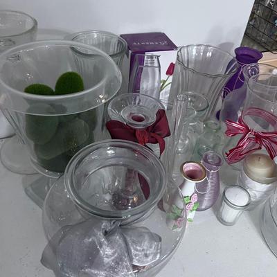 BIG Lot of BIG Glass Items
