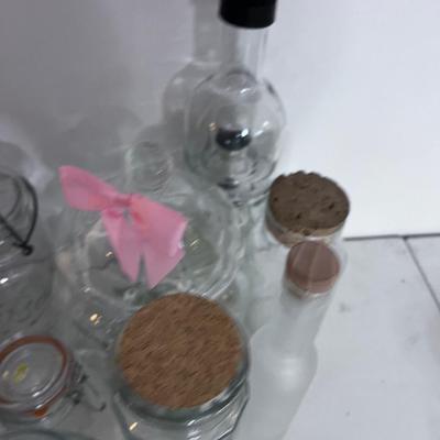 Lot of Glass Jars and stuff