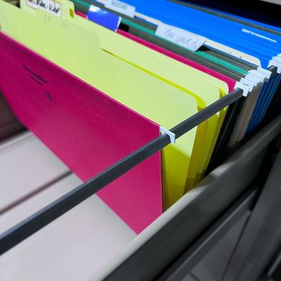 Filing Cabinet with Folders, Legal Size