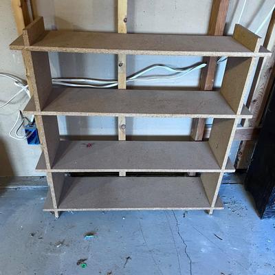 Down Stairs - Particle Board Bookshelves for Storage or Storeroom