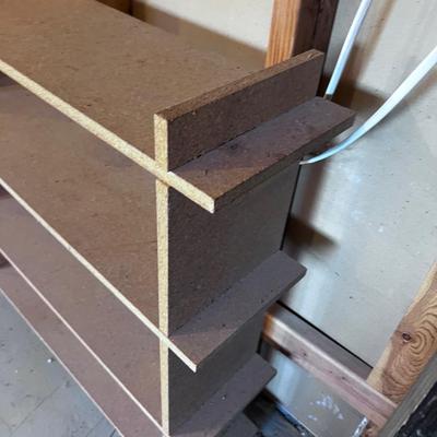 Down Stairs - Particle Board Bookshelves for Storage or Storeroom