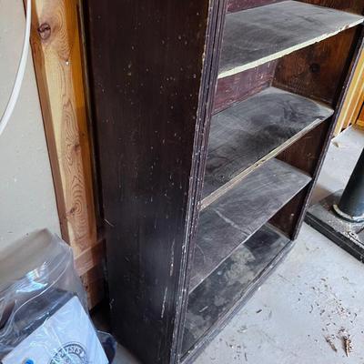 Down Stairs  Walnut Book Case 