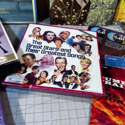 Down Stairs - 12" Vinal LP Records 4 Sets plus 7 Individual Including Jim Neighbors and Johnny Cash