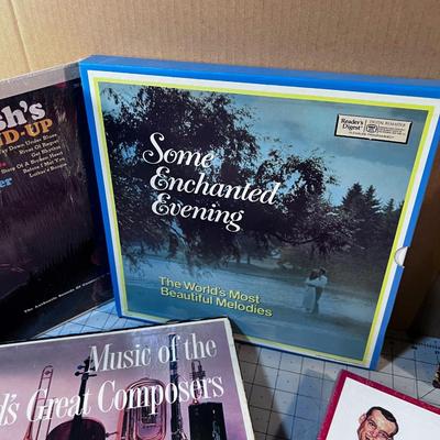 Down Stairs - 12" Vinal LP Records 4 Sets plus 7 Individual Including Jim Neighbors and Johnny Cash