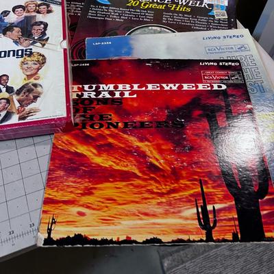 Down Stairs - 12" Vinal LP Records 4 Sets plus 7 Individual Including Jim Neighbors and Johnny Cash