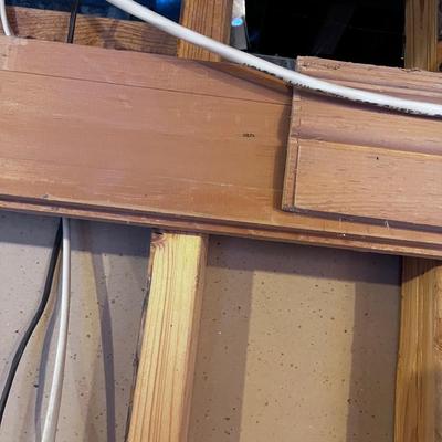 Down Stairs - 40 BASE Colonial 4" Base for REMODEL (2)  16 footers and (1)  partial 
