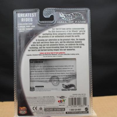 HotWheels - Hall of Fame 1964 Lincoln Diecast Car - Limited Edition