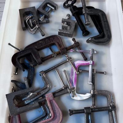 C Clamps 1, 2 and 3" 