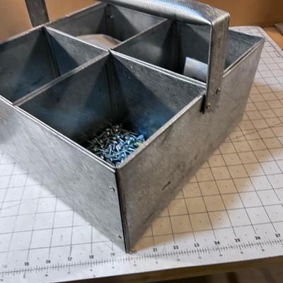 Metal Parts Tote with Self Tapping Screws