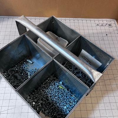 Metal Parts Tote with Self Tapping Screws
