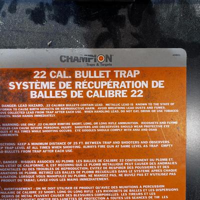 22 Caliber Indoor Bullet Trap