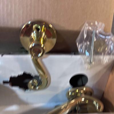 Weiser Brass Entry Door Set 