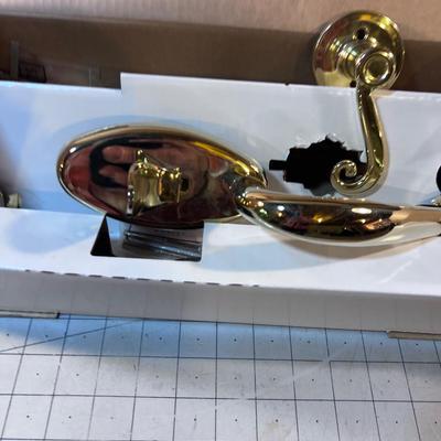 Weiser Brass Entry Door Set 
