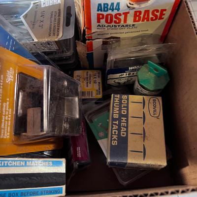 Hardware Toggle Bolts, Nails, Post Base, Wire Staples 