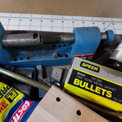 Mixed Lot of Reloading Items, including Case Trimmer