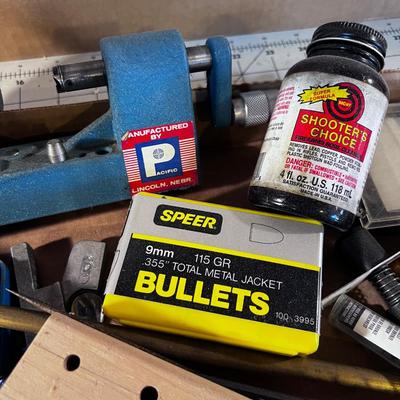 Mixed Lot of Reloading Items, including Case Trimmer