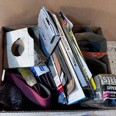 Sand Paper and Steel Wool Supplies  