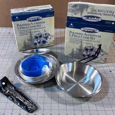 Aluminum Cook Ware 2 Set of Pieces each. NEW IN THE BOX
